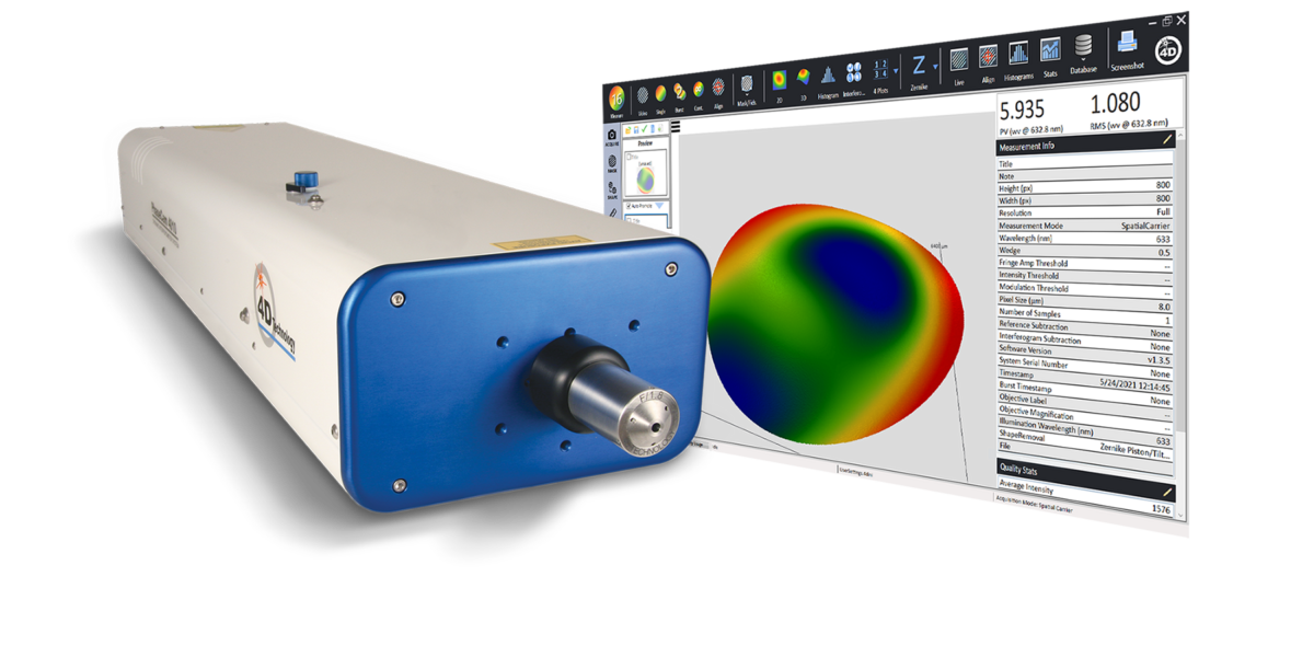 PhaseCam 4030, Rauheitsmessung, Oberflächenprüfung, Interferometer, Optische Messtechnik