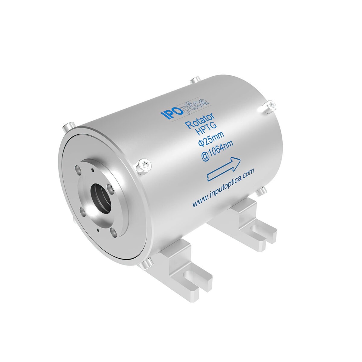 Faraday-Isolator HPTG S von IPOptica – Optische Isolation für hochpräzise Laser- und Glasfaseranwendungen.